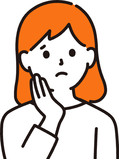 困っている女性